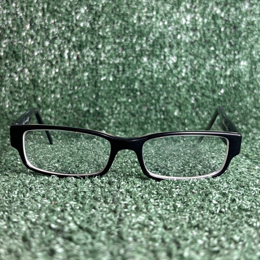 Ray-Ban RB5069 2034 Rectangular Clear Accent Eyeglasses Frame Black Unisex 53mm